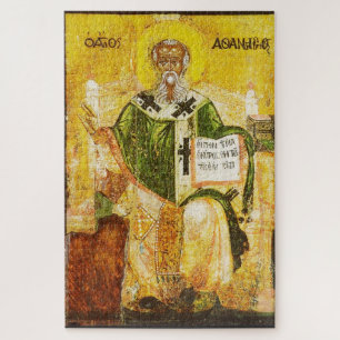 Orthodox Icon of Saint Athanasius of Alexandria Jigsaw Puzzle