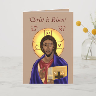 Orthodox Icon Pascha Card