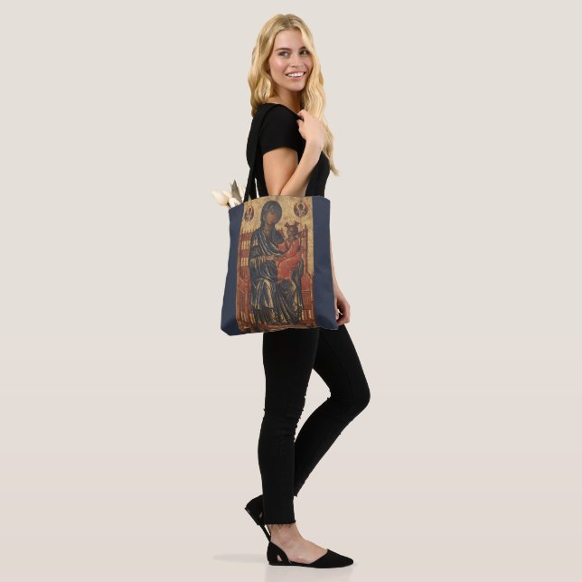 Orthodox l Madonna and Child l Catholic l Church, Tote Bag (On Model)