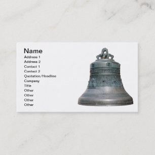 Orthodox Russian church bell Business Card
