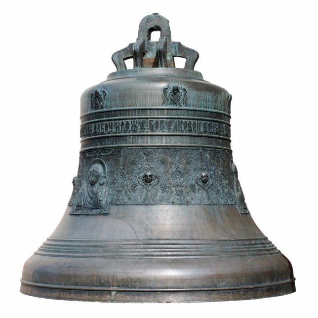 Orthodox Russian church bell Standing Photo Sculpture (Front)