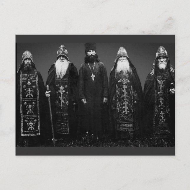 Orthodox Schemamonks Postcard (Front)