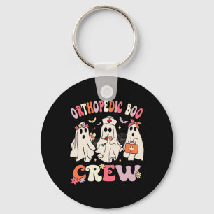 Orthopaedic Boo Crew Funny Ortho Nursing Halloween Key Ring