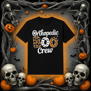 Orthopaedic BOO Crew   Halloween Medical Team T-Shirt