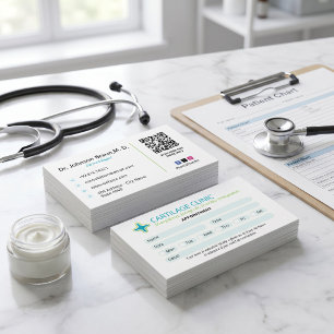 Orthopaedic Clinic Business   Clean Appointment Card