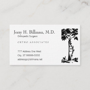 Orthopaedic Crooked Tree Business Card
