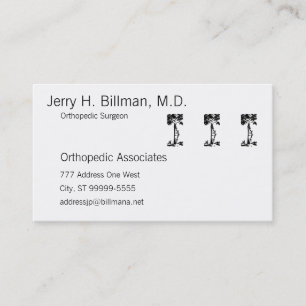 Orthopaedic Crooked Tree Business Card