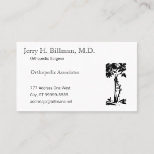 Orthopaedic Crooked Tree Business Card
