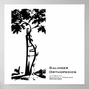 Orthopaedic Crooked Tree Poster