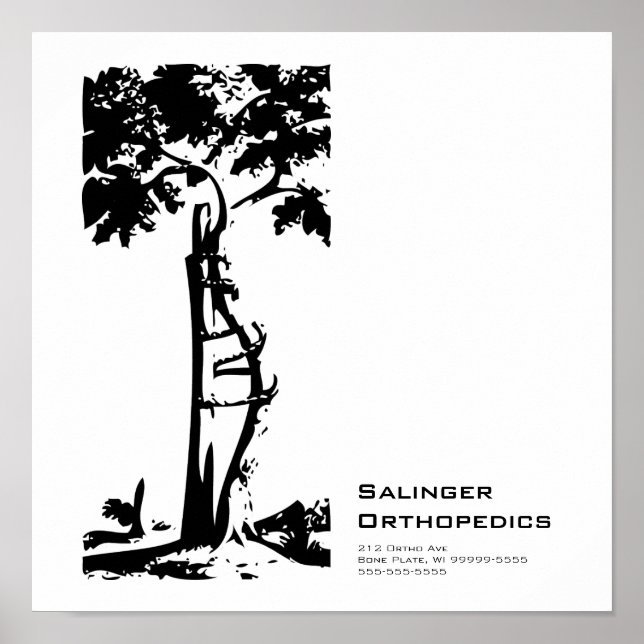 Orthopaedic Crooked Tree Poster (Front)