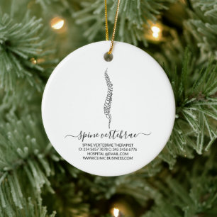 Orthopaedic doctor Chiropractic Ceramic Tree Decoration