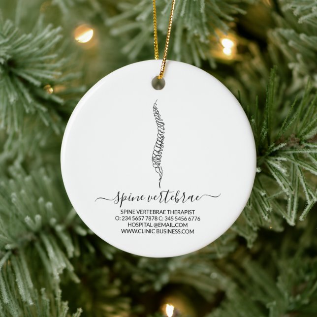 Orthopaedic doctor Chiropractic Ceramic Tree Decoration (Tree)