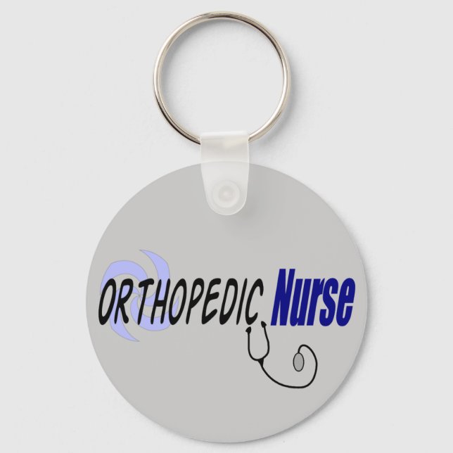 Orthopaedic Nurse Gifts Key Ring (Front)