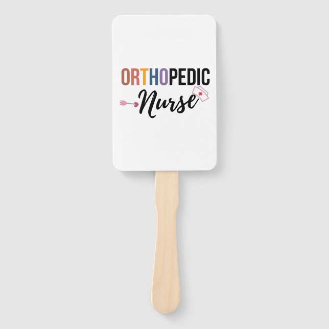 Orthopaedic Nurse Hand Fan (Front)