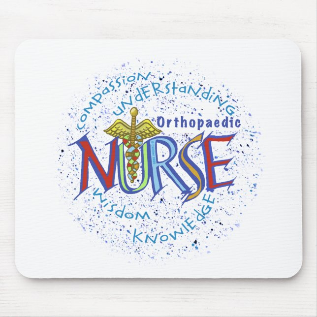 Orthopaedic Nurse Motto  mousepad (Front)