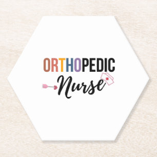 Orthopaedic Nurse Paper Coaster