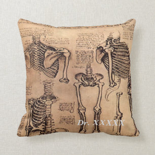 Orthopaedic Physician Leonardo da Vinci Pillow