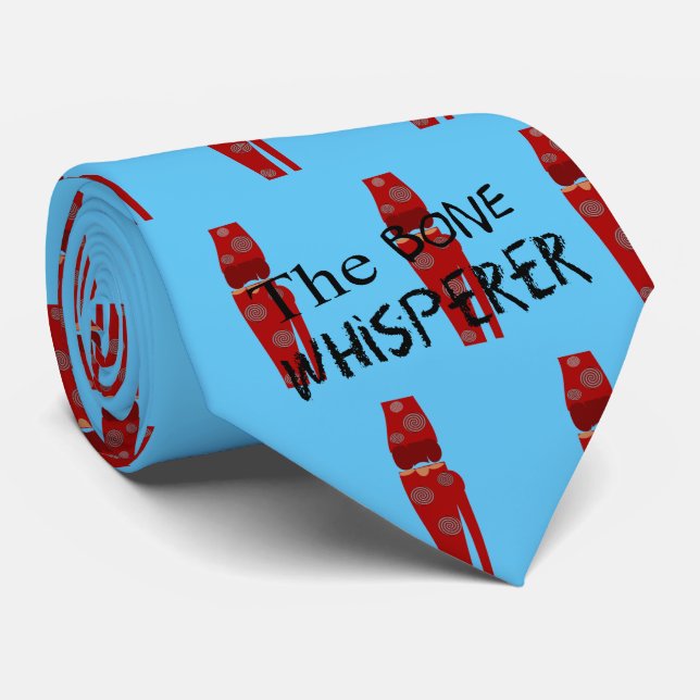 Orthopaedic Physician Surgeon Blue Tie (Rolled)