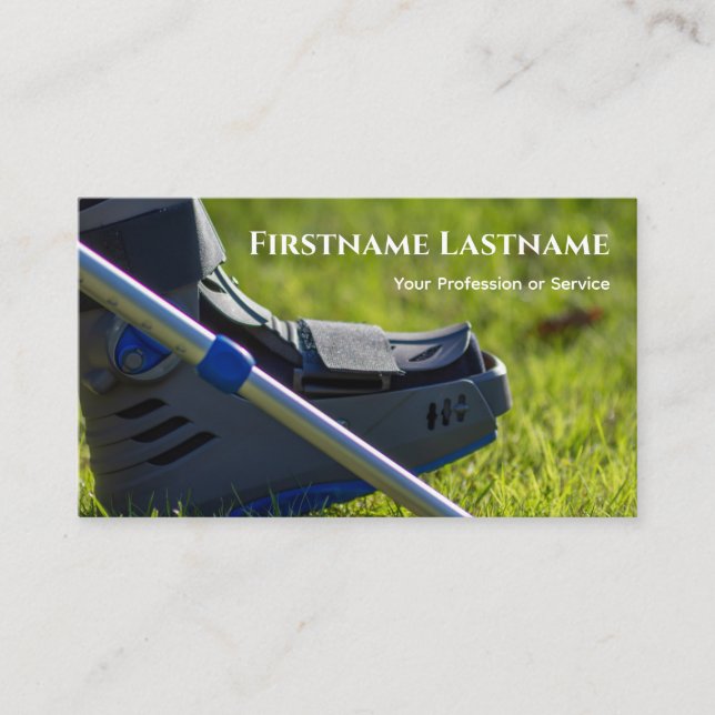 Orthopaedic supply and orthopaedic equipment business card (Front)