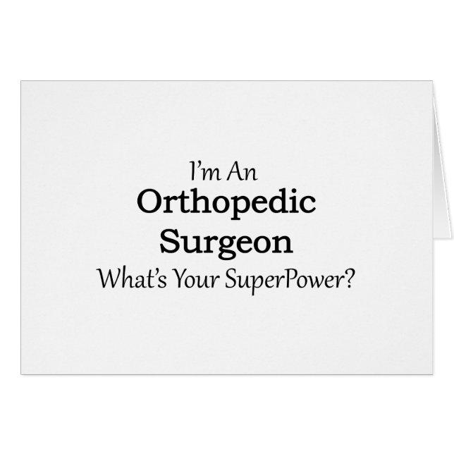 Orthopaedic Surgeon (Front Horizontal)