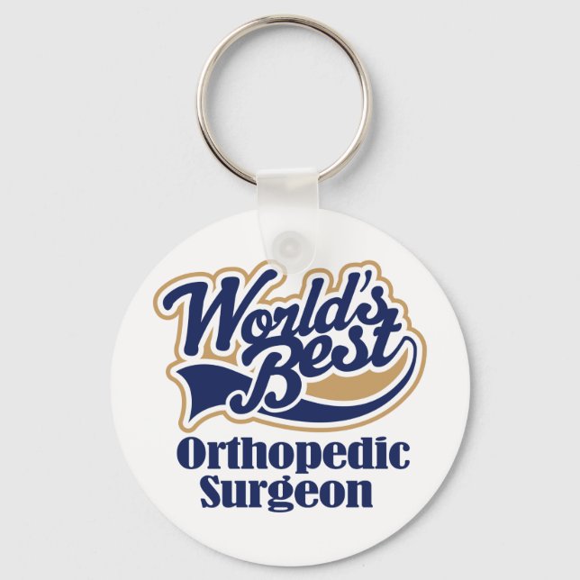Orthopaedic Surgeon Gift Key Ring (Front)