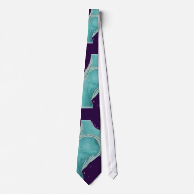Orthopaedic Surgeon Hip Joint Art Tie Purple (Front)