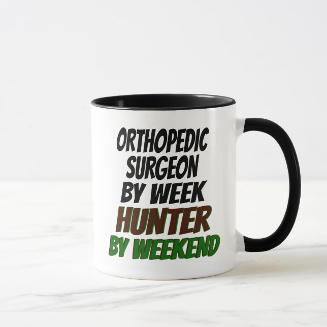 Orthopaedic Surgeon Hunter Mug (Right)