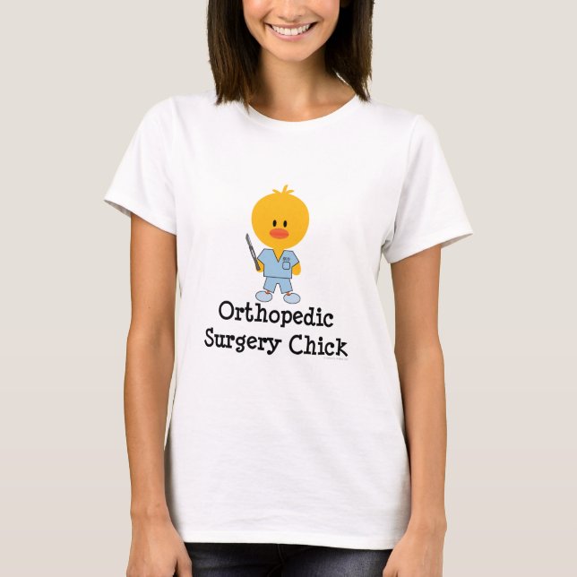 Orthopaedic Surgery Chick Ringer T-shirt (Front)