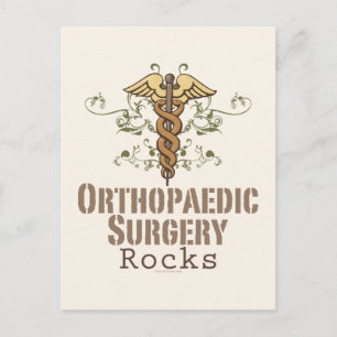Orthopaedic Surgery Rocks Postcard