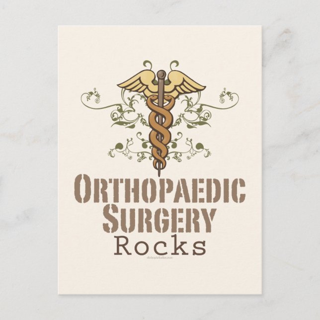 Orthopaedic Surgery Rocks Postcard (Front)