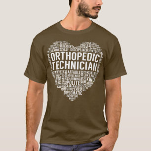 Orthopaedic Technician Heart T-Shirt