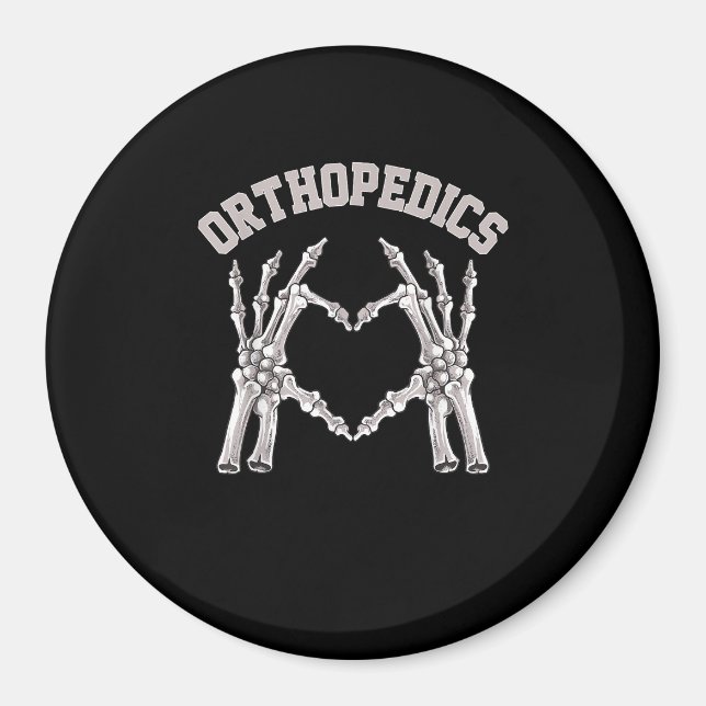 Orthopaedics Skeleton Hand Heart Ortho Nurse Rn Cr Magnet (Front)