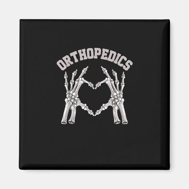 Orthopaedics Skeleton Hand Heart Ortho Nurse Rn Cr Magnet (Front)