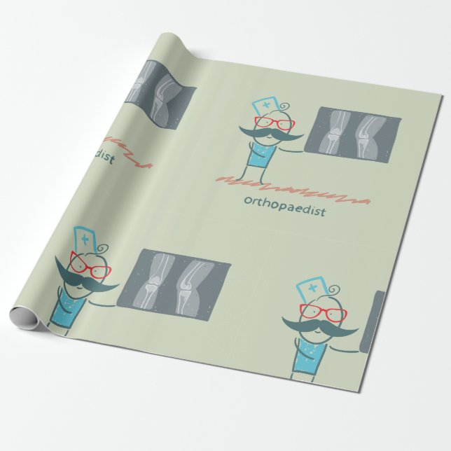 Orthopaedist Wrapping Paper (Unrolled)