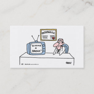 Orthopaedist's Cartoon Business or Appointment Card