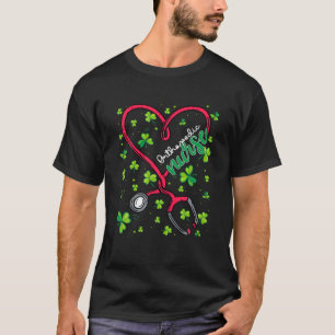 Orthopedic Nurse St. Patricks Day Love Stethoscope T-Shirt