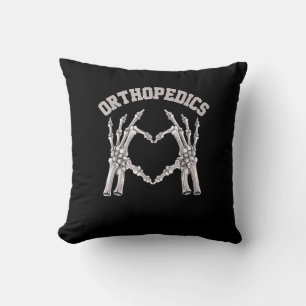 Orthopedics Skeleton Hand Heart Ortho Nurse Rn Cre Cushion