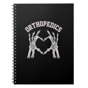 Orthopedics Skeleton Hand Heart Ortho Nurse Rn Cre Notebook