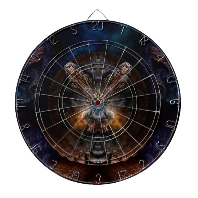 Orthricon Fractal Art Dartboard (Front)