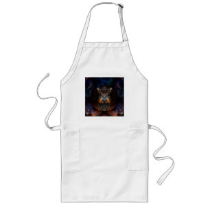 Orthricon Fractal Art Long Apron
