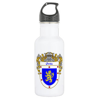 Ortiz Coat of Arms/Family Crest 532 Ml Water Bottle