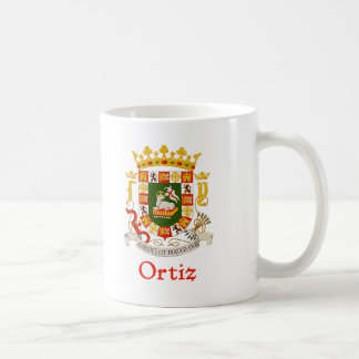 Ortiz Shield of Puerto Rico Coffee Mug