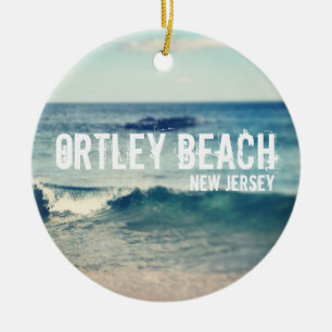 Ortley Beach - 2013 - Recovery at the Jersey Shore Ceramic Tree Decoration