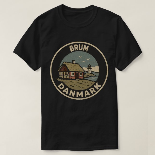 Ørum, Denmark Danmark  T-Shirt (Design Front)