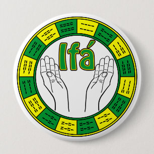 Orunmila - Ifá 10 Cm Round Badge