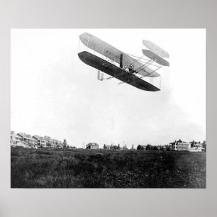 Orville Wright flying at Fort Myer, Sept 9, 1908 Poster