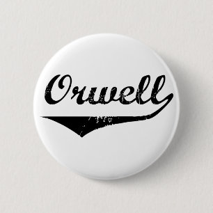 Orwell 6 Cm Round Badge