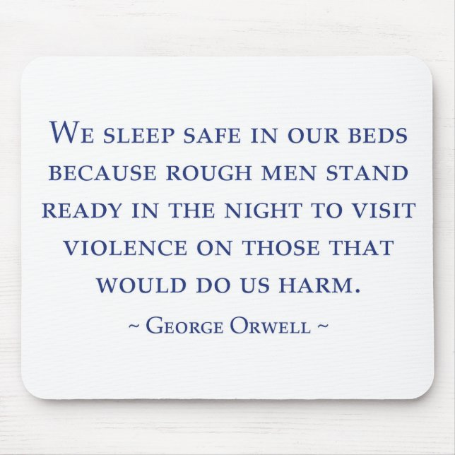Orwell Mouse Pad (Front)