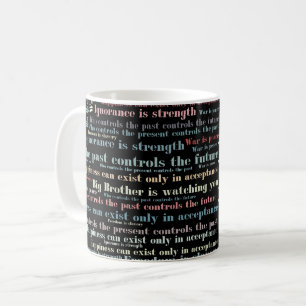 Orwell's quotes coffee mug