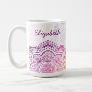 Oryn Mandala 15 oz. Personalized Mug
